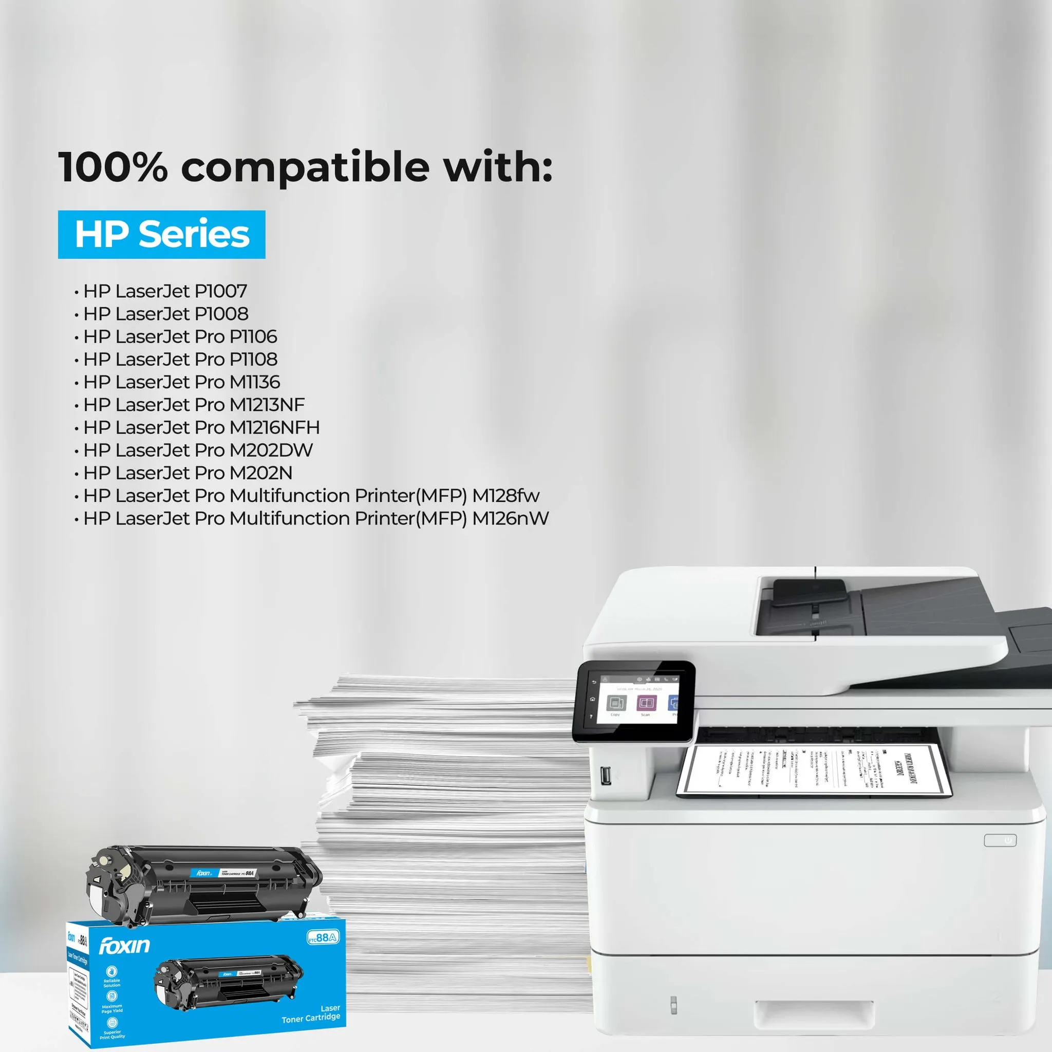 Foxin Compatible Laser Cartridge For HP 88A view 5